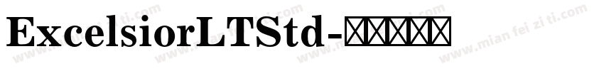 ExcelsiorLTStd字体转换