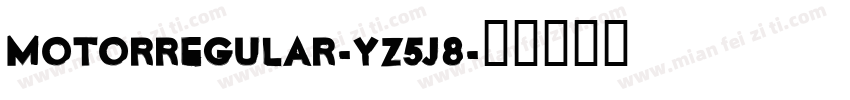 MotorRegular-Yz5J8字体转换