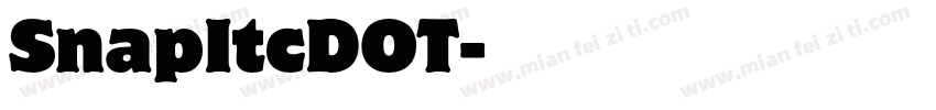 SnapItcDOT字体转换