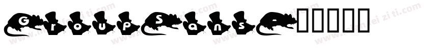 GroupSans字体转换