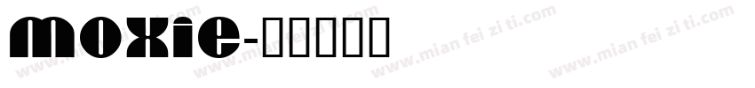 Moxie字体转换