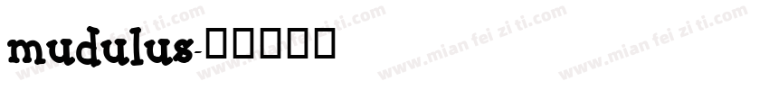 mudulus字体转换
