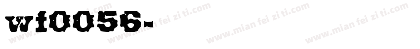 wf0056字体转换
