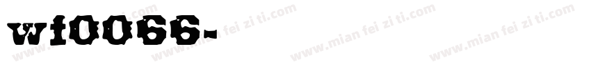 wf0066字体转换