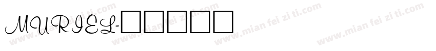 MURIEL字体转换