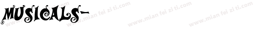 musicals字体转换