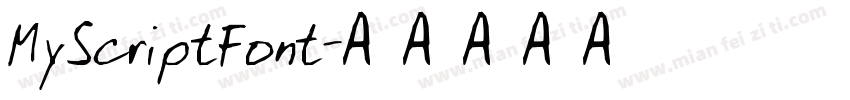 MyScriptFont字体转换