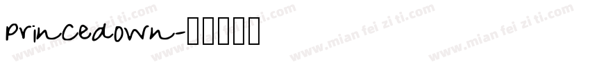 princedown字体转换