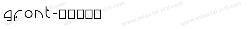gfont字体转换