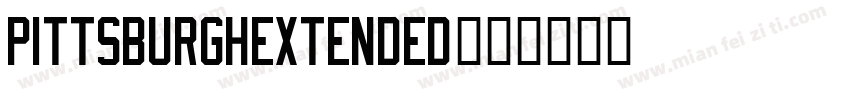 PittsburghExtended字体转换