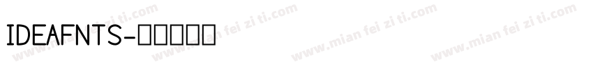 IDEAFNTS字体转换