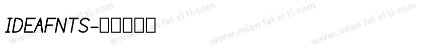 IDEAFNTS字体转换