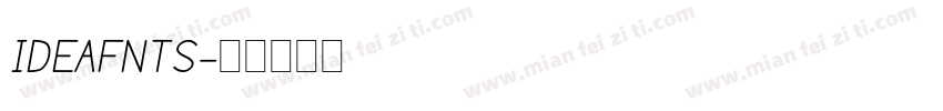 IDEAFNTS字体转换