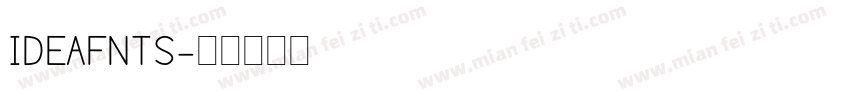 IDEAFNTS字体转换