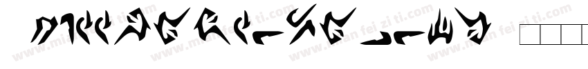 Threedimensional字体转换