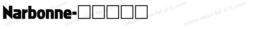 Narbonne字体转换