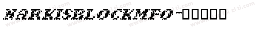 narkisblockmfo字体转换