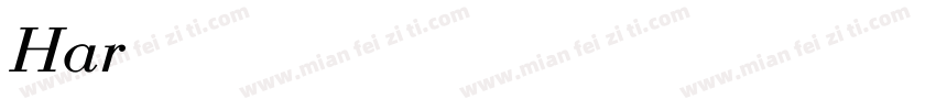 HarmonyOS_Sans_Condensed_Black_Ital字体转换