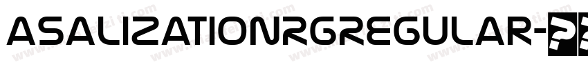 asalizationRgRegular字体转换