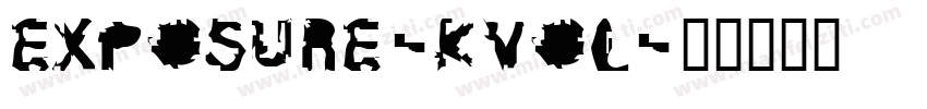 Exposure-Kvol字体转换
