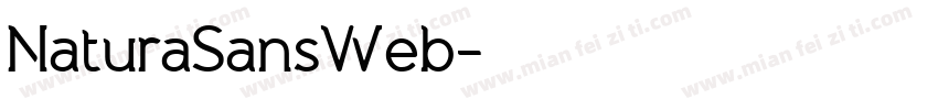 NaturaSansWeb字体转换