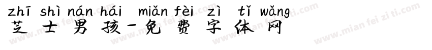 芝士男孩字体转换