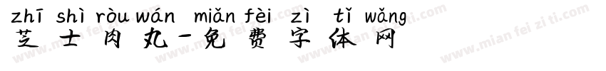 芝士肉丸字体转换