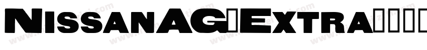 NissanAG-Extra字体转换