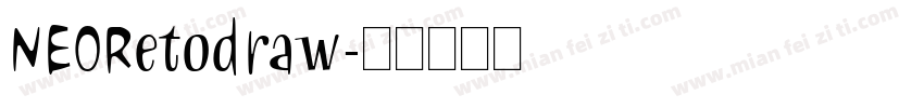 NEORetodraw字体转换