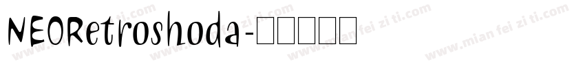 NEORetroshoda字体转换