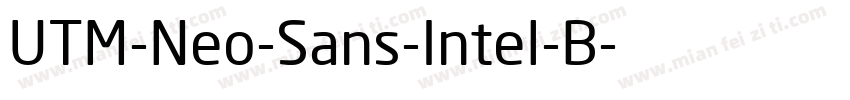 UTM-Neo-Sans-Intel-B字体转换