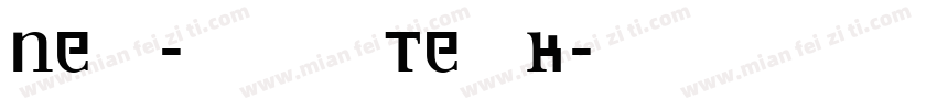 neo-grotesk字体转换