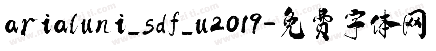arialuni_sdf_u2019字体转换