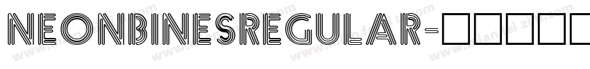 NeonBinesRegular字体转换