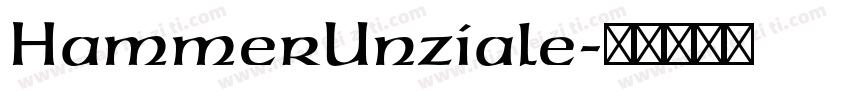HammerUnziale字体转换