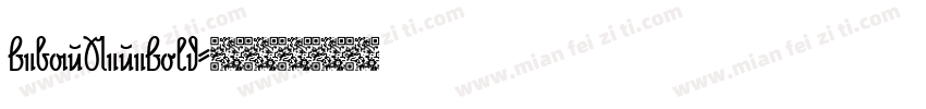 BebauNeueBold字体转换