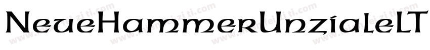 NeueHammerUnzialeLTStd字体转换