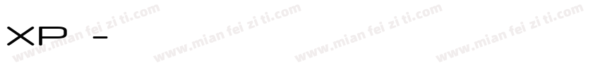 XP黑体字体转换