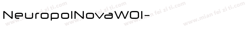 NeuropolNovaW01字体转换