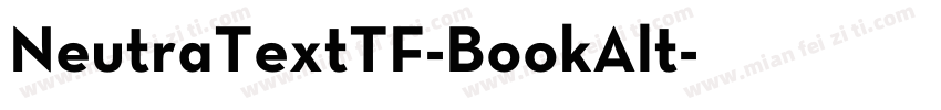 NeutraTextTF-BookAlt字体转换
