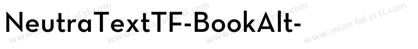 NeutraTextTF-BookAlt字体转换