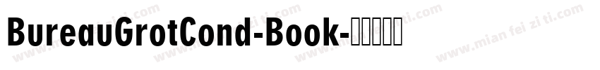 BureauGrotCond-Book字体转换