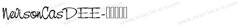 NevisonCasDEE字体转换