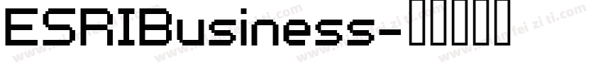 ESRIBusiness字体转换