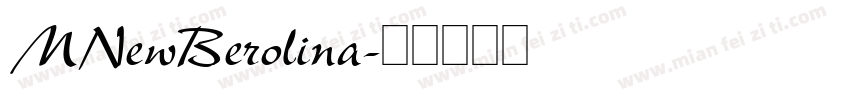 MNewBerolina字体转换