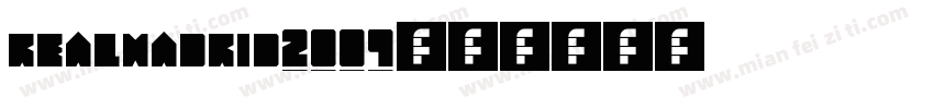 realmadrid2009字体转换
