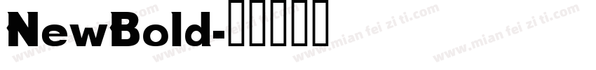 NewBold字体转换