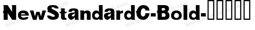 NewStandardC-Bold字体转换