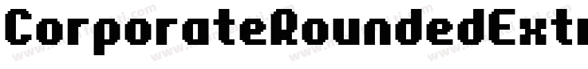 CorporateRoundedExtraBoldRegularSWF字体转换