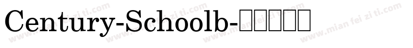 Century-Schoolb字体转换